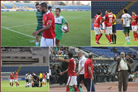 صور إصابة حسام عاشور وطرد وليد سليمان في مباراة الأهلي وألإتحاد السكندري