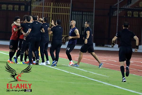 فرحة اف سي مصر بعد دخول تاريخ الدوري الممتاز أمام الزمالك