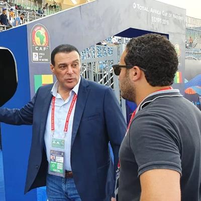 عبد الفتاح يطمئن على تقنية الفيديو قبل استخدامها للمرة الأولى في كأس الأمم
