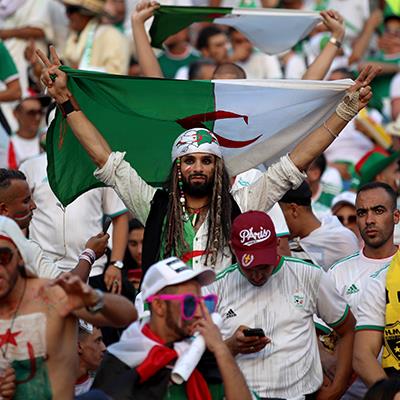 الجماهير السنغال والجزائرية يشعلان الأجواء في مدرجات ستاد القاهرة بنهائي كأس الأمم